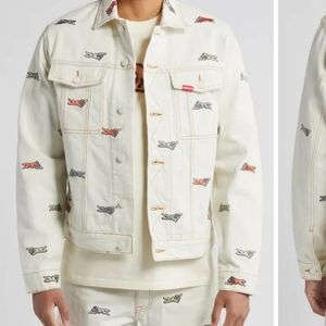 Ice cream Parade Embroidered Trucker Jacket